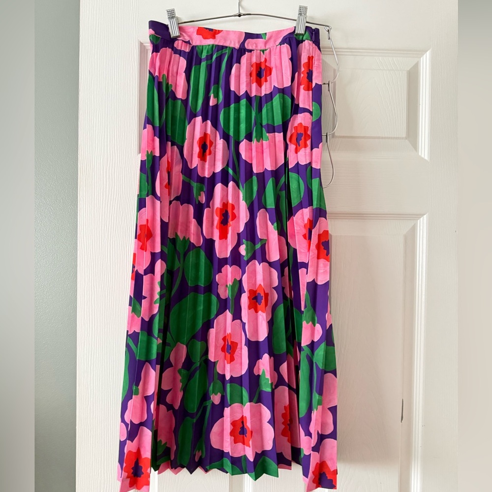 Gorman Pink and Purple Floral Maxi Skirt